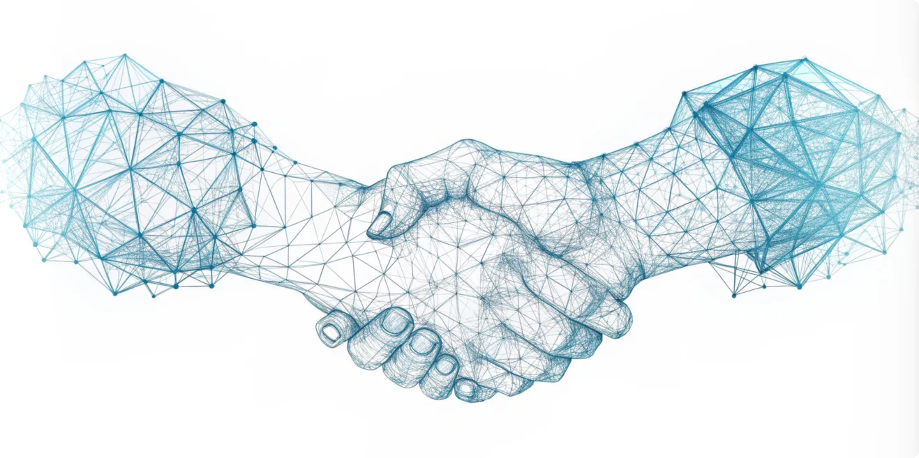 Digital handshake network